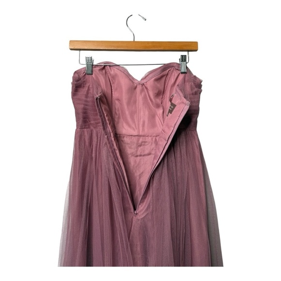 Jenny Yoo Annabelle convertible tulle dress Maxi Bridesmaid Cherry Blossom - Picture 8 of 15